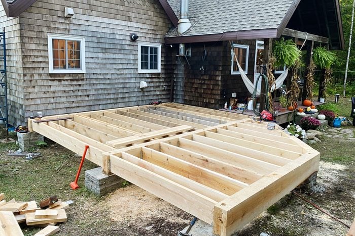 Wooden Deck Construction